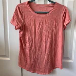 Peach lululemon T-shirt size 6